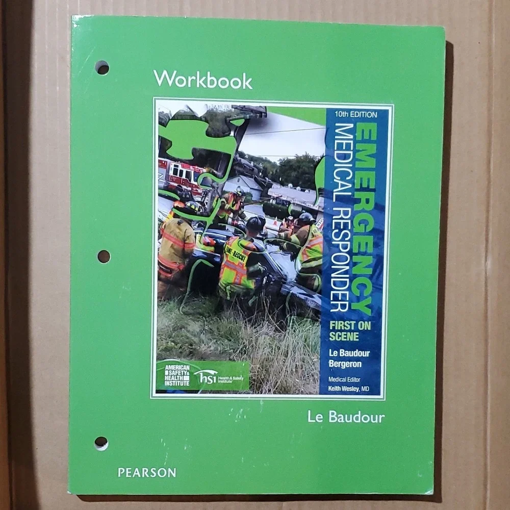 Pearson Education Emergency Medical Responder 10th Edition Paperback Le Baudour